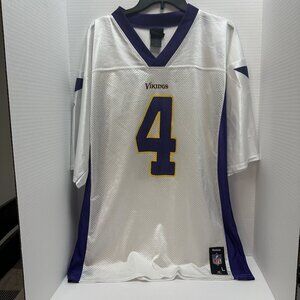 Minnesota Vikings Bret Favre Reebok Jersey Size Large NFL Sports